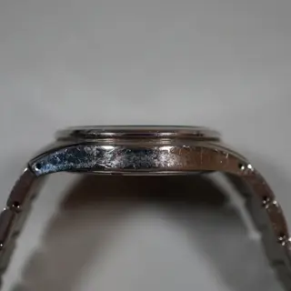 Seiko SNE377 V157 Black Dial Titanium Solar Quartz Watch - $80