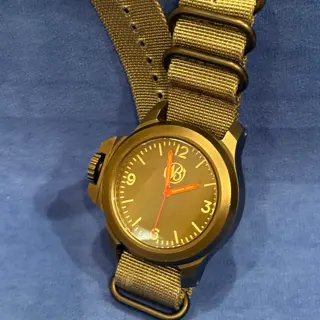 Ennebi Fondale 47mm Destro Gr5 Ti PVD Italian Panerai