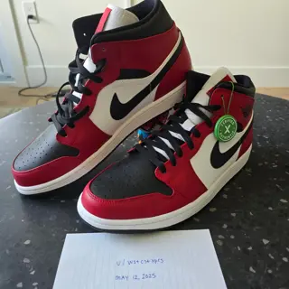 Air Jordan 1 Mid - Chicago Toe - Size 13 - NEW - $180 shipped