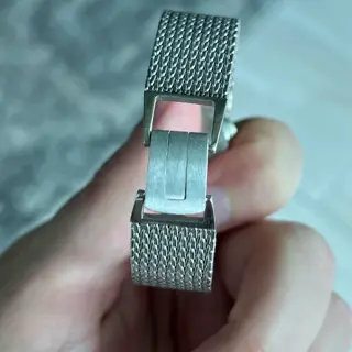 14k Solid White Gold Baume & Mercier Ladies Watch, 23mm