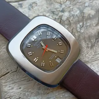 Singer Geneve Automatic Rectangular Watch. 130$ Shipped.