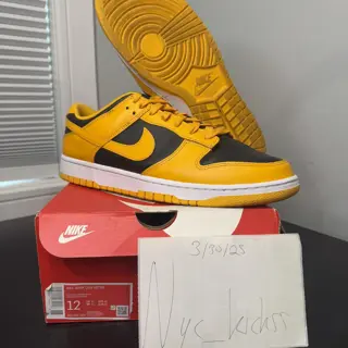 Nike dunk low golden rod Sz 12 clean og all $50