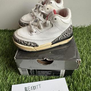 2011 Jordan 3 White Cement OG All Size 5C Toddler $89 Shipped