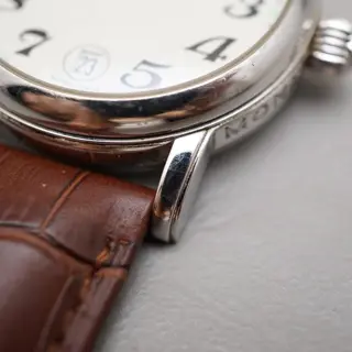 Montblanc Meisterstuck 7042 Guilloche White Dial Automatic Swiss Watch - $575