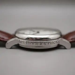 Montblanc Meisterstuck 7042 Guilloche White Dial Automatic Swiss Watch - $575