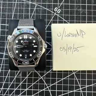 Omega Seamaster Diver 300M Full Kit Excellent Condition Mesh Bracelet