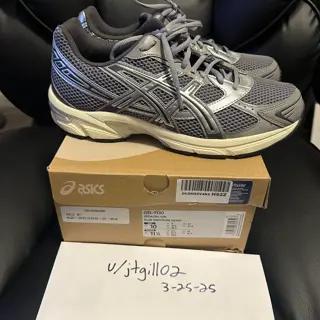 ASICS Gel-1130 Clay Grey/Pure Silver Size 10
