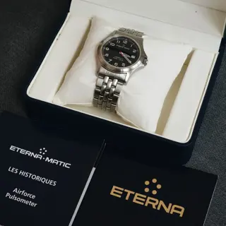 Rare 1999 Eterna Airforce II Ref. 8407.41.45 Cal. ETA 2824 | $700