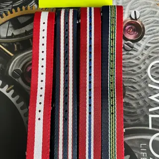 20mm OEM Omega NATO Straps - Unworn