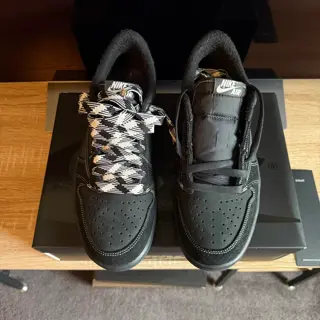 VNDS Travis Jordan 1 Low Phantom Size 10.5 and DS Travis Jumpman Jack TR Sail Size 10.5
