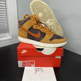 Nike dunk high russet Sz 9 used og all $40