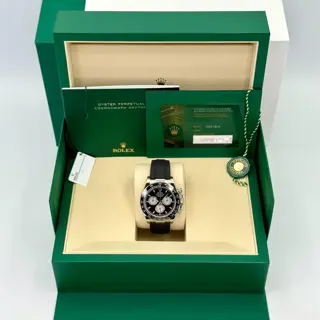 2025 Rolex Cosmograph Daytona "Baby Le Mans" 40mm 126519LN White Gold Black Dial - $43,000