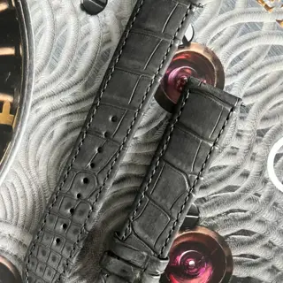Glashutte Original 20mm Alligator  - Gray Nubuck OEM - Long New