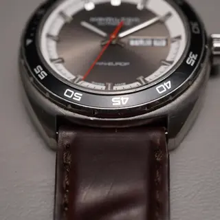 Hamilton American Classic H35415781 Pan Europ Grey Dial Automatic Watch READ - $375
