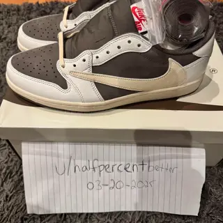 DS Jordan 1 OG x Travis Scott Reverse Mocha size 11: $1450