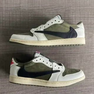 Travis Scott Medium Olive Size 10.5 DSWT {$550 + s/f}