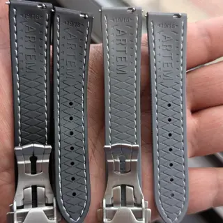 19mm Artem Loop-less Hydroflex. Black and Grey
