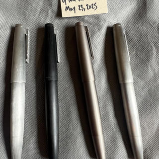 Lamy 2000 Destash: Millenium, Black Amber, 1966 W. Germany, Stainless Steel