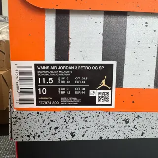 Jordan 3 Nina Chanel - Size 11.5W/10M - DS - $205 + shipping