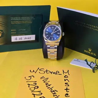 Rolex OP 31 Blue - New - Discontinued Reference - 277200-0003