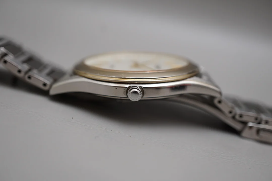 Seiko Dolce SADL014 V131 Two Tone Sunburst Dial Solar JDM Quartz Watch - $120
