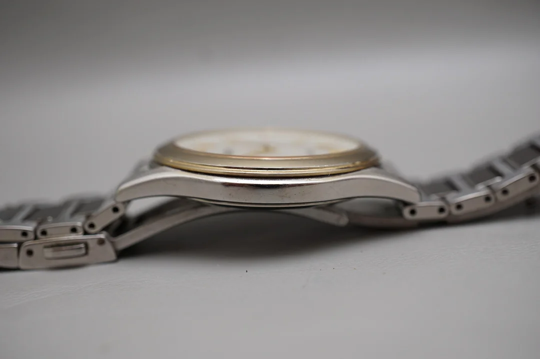 Seiko Dolce SADL014 V131 Two Tone Sunburst Dial Solar JDM Quartz Watch - $120