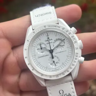 Omega x Swatch Mission to the Moonphase White Snoopy Moonswatch