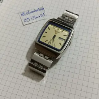SEIKO 5 Cream Dial Automatic Watch. $135 Shipped.
