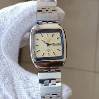 SEIKO 5 Cream Dial Automatic Watch. $135 Shipped.