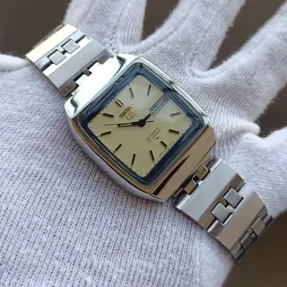 SEIKO 5 Cream Dial Automatic Watch. $135 Shipped.