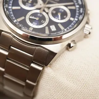 Seiko Selection SBTR033 8T63 S-Series Dark Blue Dial Quartz Chronograph Watch - $135