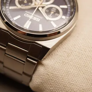 Seiko Selection SBTR033 8T63 S-Series Dark Blue Dial Quartz Chronograph Watch - $135