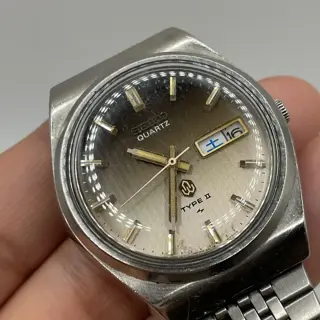 Seiko Quartz Type II Brown Gradient Linen Dial