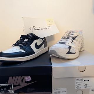 Air Jordan 1 Low OG Mocha Sz10 & Asics x HAL STUDIOS Gel-1130 Glacier Sz10.5