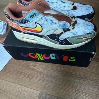 Concepts Air Max 1 ‘Heavy’ size 11, used condition. $100 all shipping and fees included