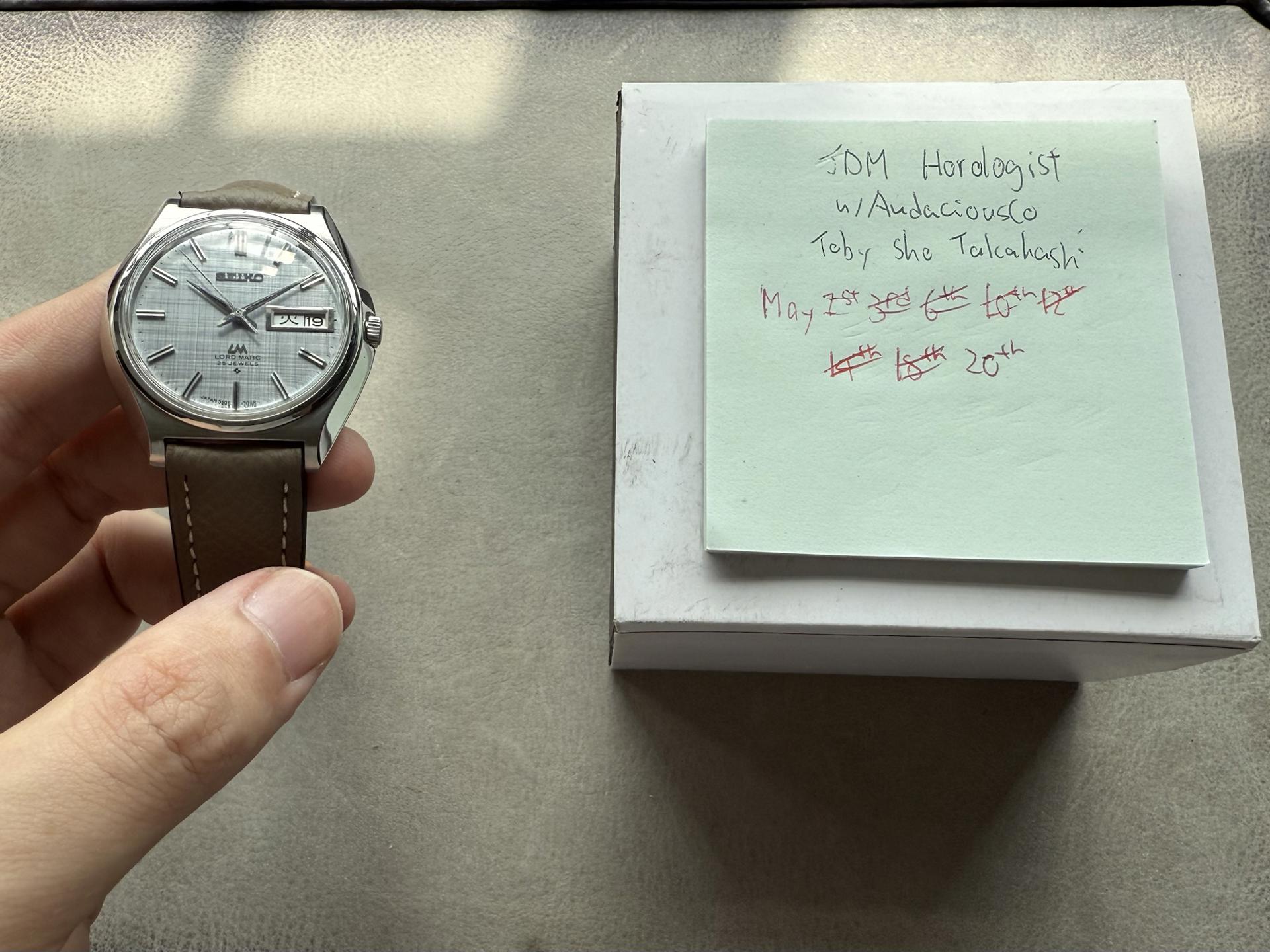 Seiko LM - Beautiful Blue Linen Dial ( Serviced ) 320$