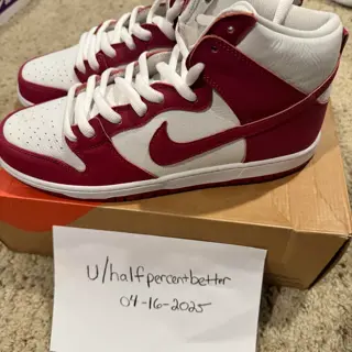 Nike Dunk High Sweet Beets size 13. DS, OG all. $125 shipped obo