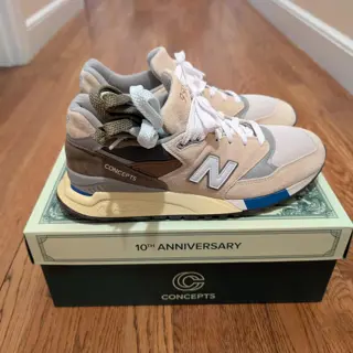 New Balance x Concepts 998 "C-Note" 2023 sz. 9.5 - $140