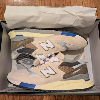 New Balance x Concepts 998 "C-Note" 2023 sz. 9.5 - $140