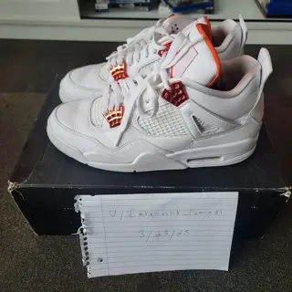Retro 4 Orange Metallic 9M