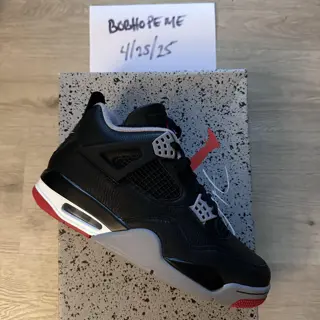 Jordan 4 Bred Reimagined sz 8M $215 Shipped DeadStock