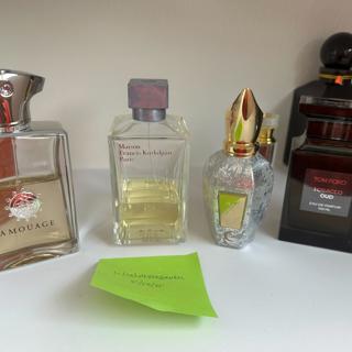 Older Amouage Reflection, Tom Ford, Xerjoff, MFK (Bottle)