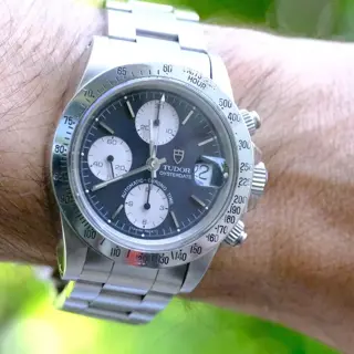 Tudor Big Block Chronograph Matte Black Ref 79180 - Vintage Daytona Vibes!