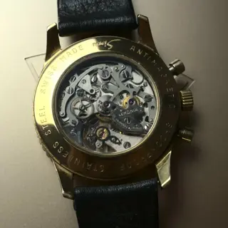 Sinn 903 Gold Plated Navigation Chronograph Lemania Movement