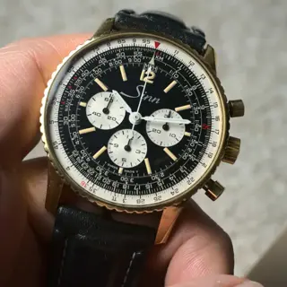 Sinn 903 Gold Plated Navigation Chronograph Lemania Movement