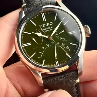 Seiko Presage Urushi Green Dial Double-Retrograde SPB295J1 Limited Edition ( 0792/2000) | Near Mint Condition | $1250