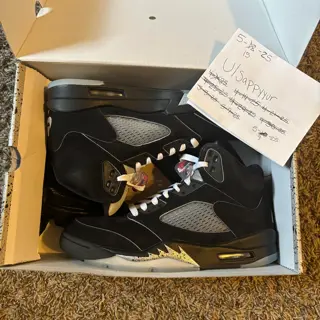 Jordan 5 Reimagined Metallic size 8 $230
