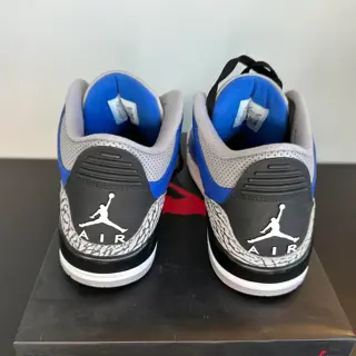 Jordan 3 Retro Varsity Royal Cement - Size 10.5 - Used - Price in comments