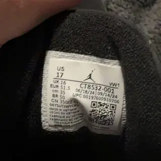 jordan 3 black cat size 17 VNDS $300 shipped