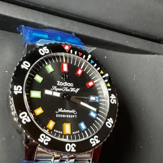 Zodiac x eBay (Uno?) multicolor Super Sea Wolf ZO9311 $800 BNIB
